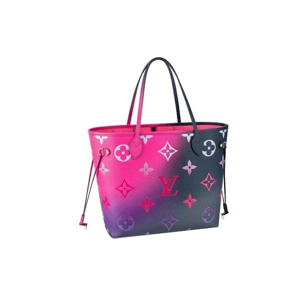 NIB  Louis Vuitton Neverfull MM Midnight Fuchia M20511 💯% Authentic 🥇 - Picture 1 of 3